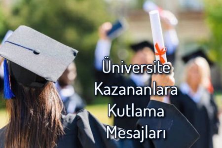 Üniversite Kazananlara Kutlama Mesajları