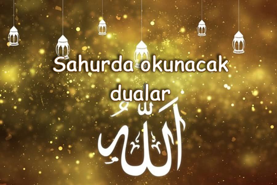 Sahur'da yapılacak dualar, Diyanet Türkçe ve Arapça İmsak duası