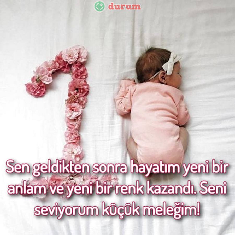 1 aylık bebek doğumu sozleri