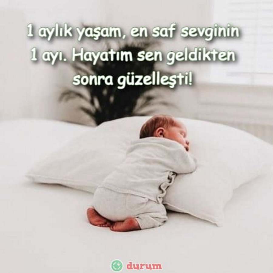 1 aylık bebek kutlama mesajları