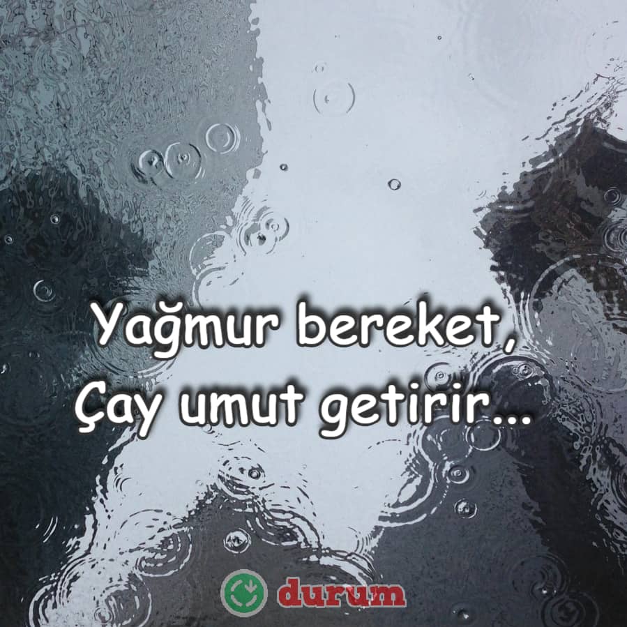Yağmur İle İlgili Sözler