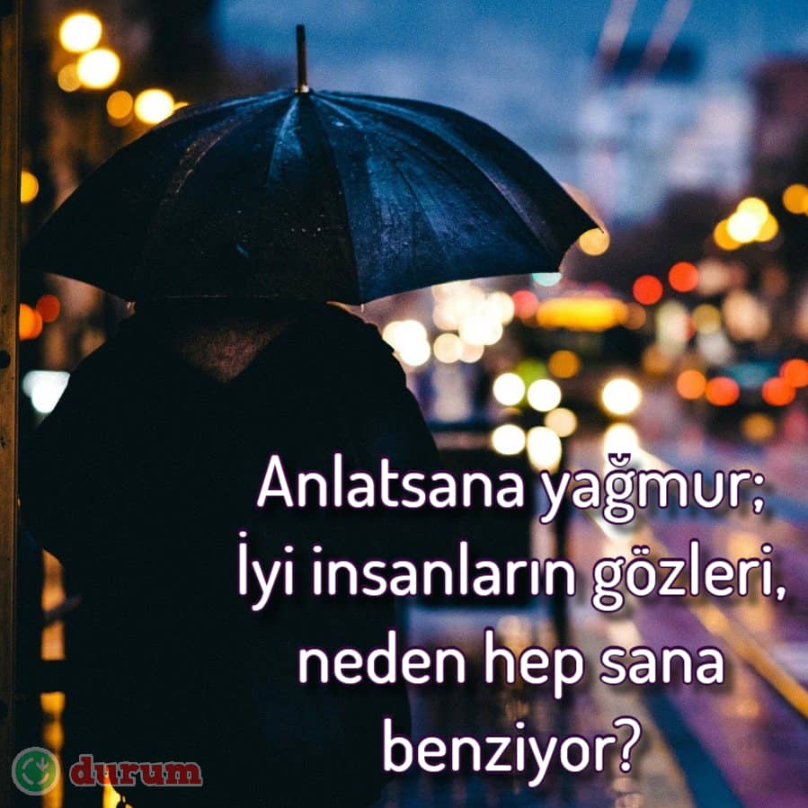 Yağmur İle İlgili Sözler