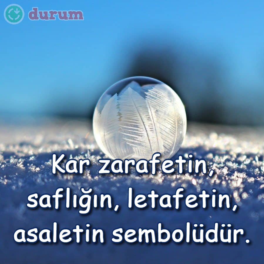 Kar İle İlgili Güzel Sözler
