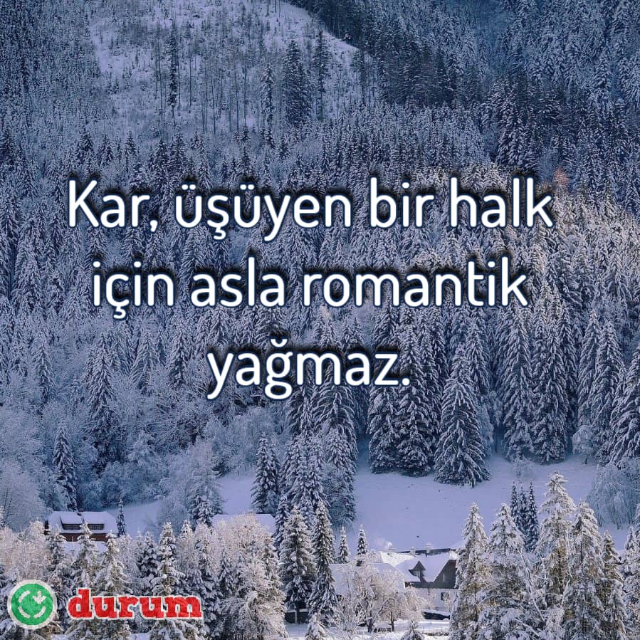 Kar İle İlgili Güzel Sözler