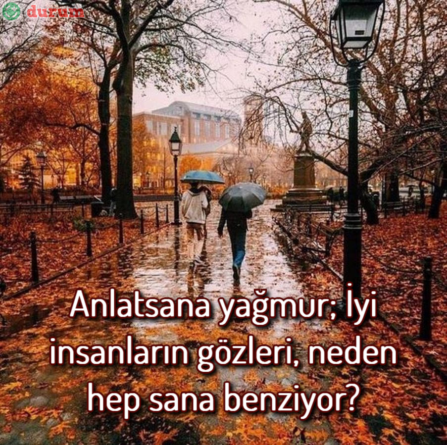 Yağmur İle İlgili Sözler