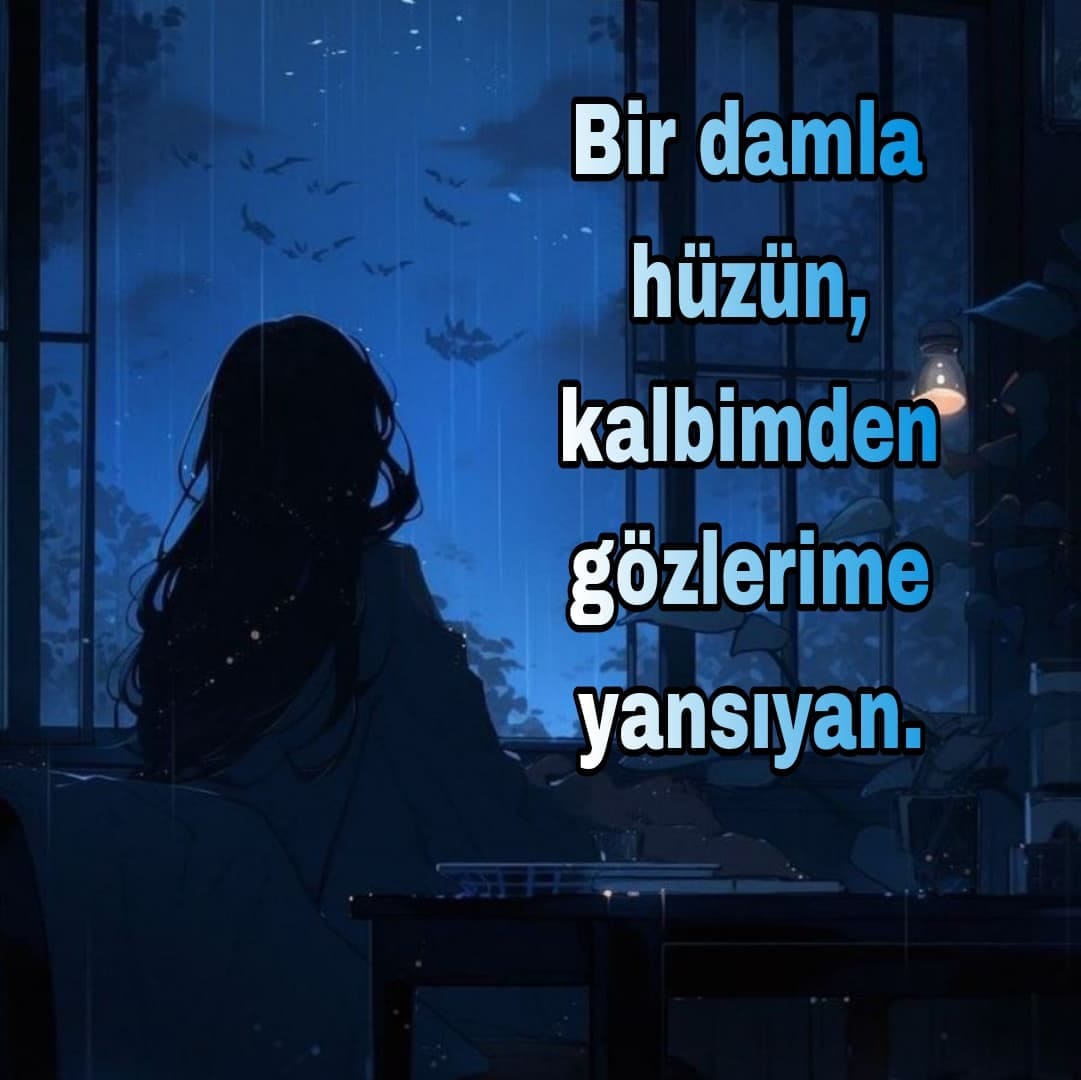 Hüzünlü Resimli Sözler 2025