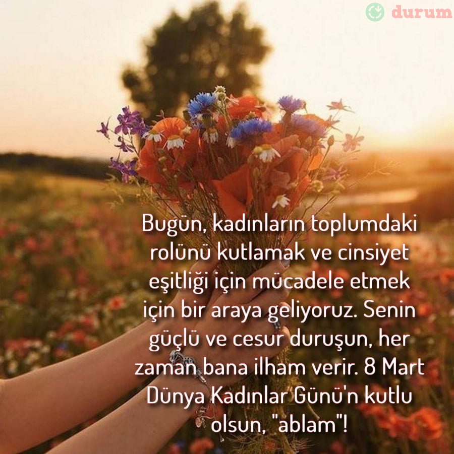 Ablaya 8 Mart tebrikleri indir