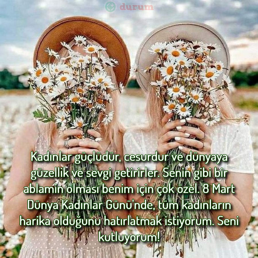 Ablaya 8 Mart tebrikleri resimli