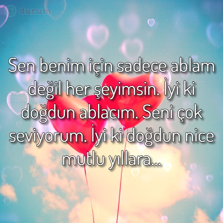 Ablaya Gönderebileceğiniz Doğum Günü Mesajı