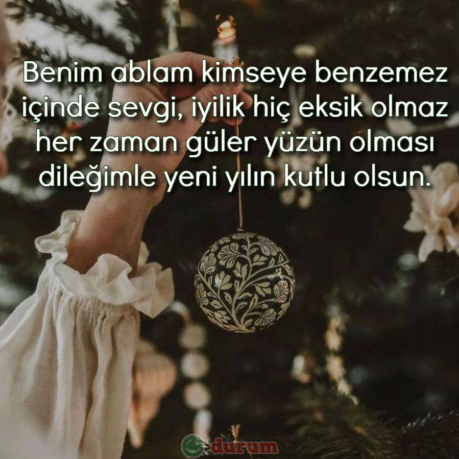 Ablaya Yılbaşı Mesajı uzun