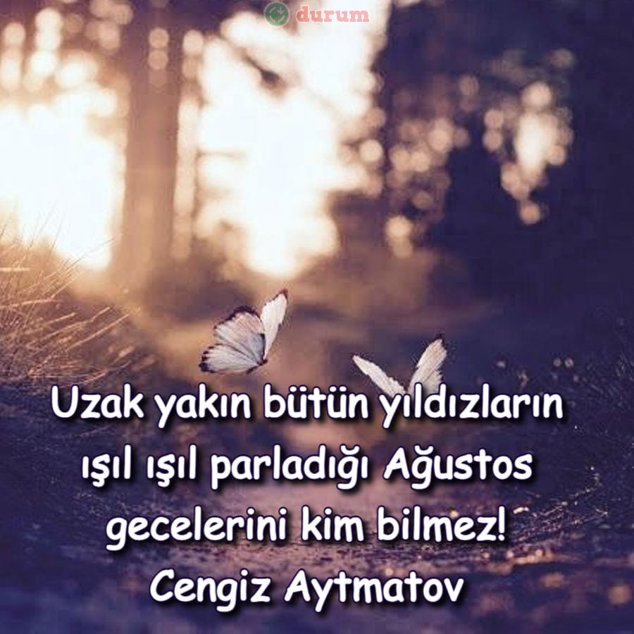 Ağustos Sözleri