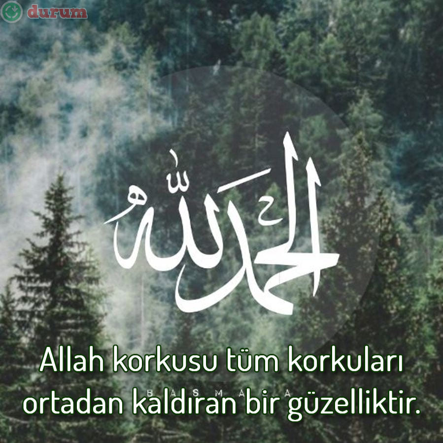 Allah Korkusu ile ilgili sözler resimli