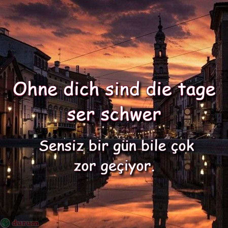 almanca felsefik sözler