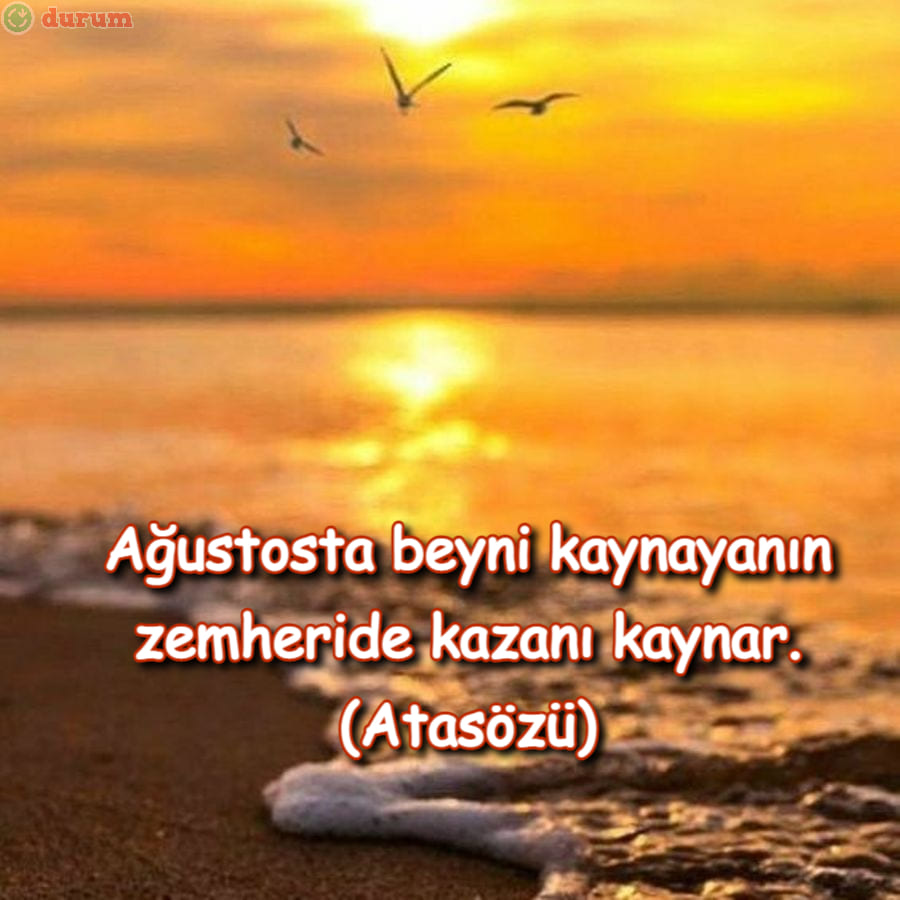 Anlamli Ağustos Sözleri