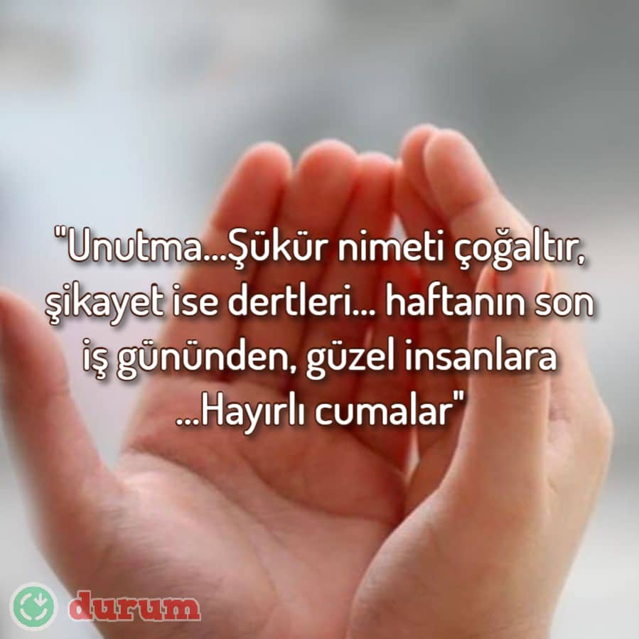 Anlamli Hayırlı cumalar