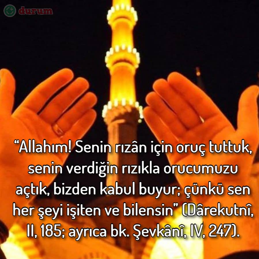 Anlamlı İftar Duası