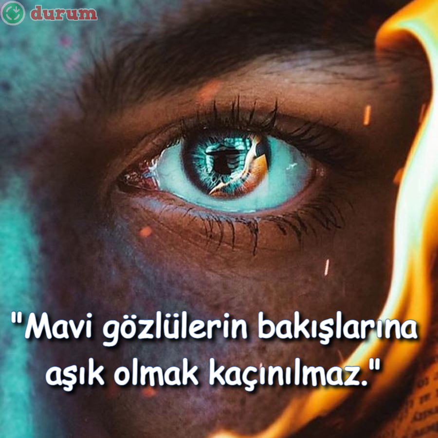Anlamli mavi göz sözleri