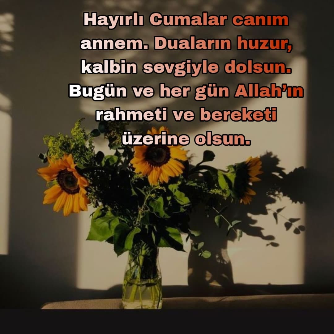 Anneye Cuma Mesajları resimli