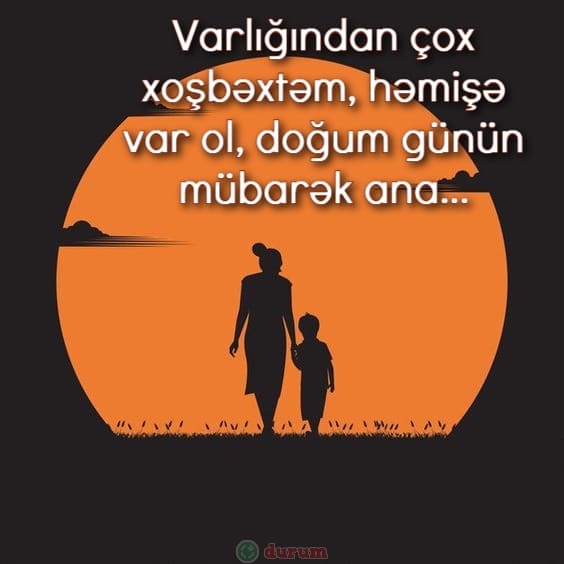 Anneye kisa dogum gunu mesaji Azerice