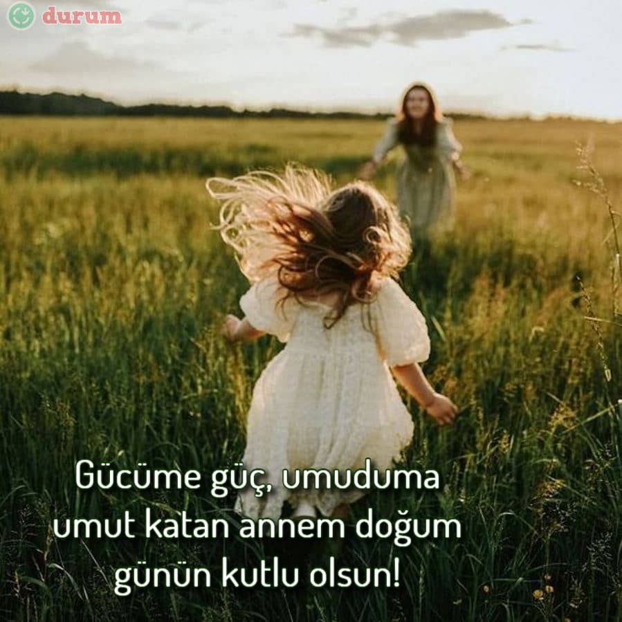Anneye resimli doğum günü sözleri