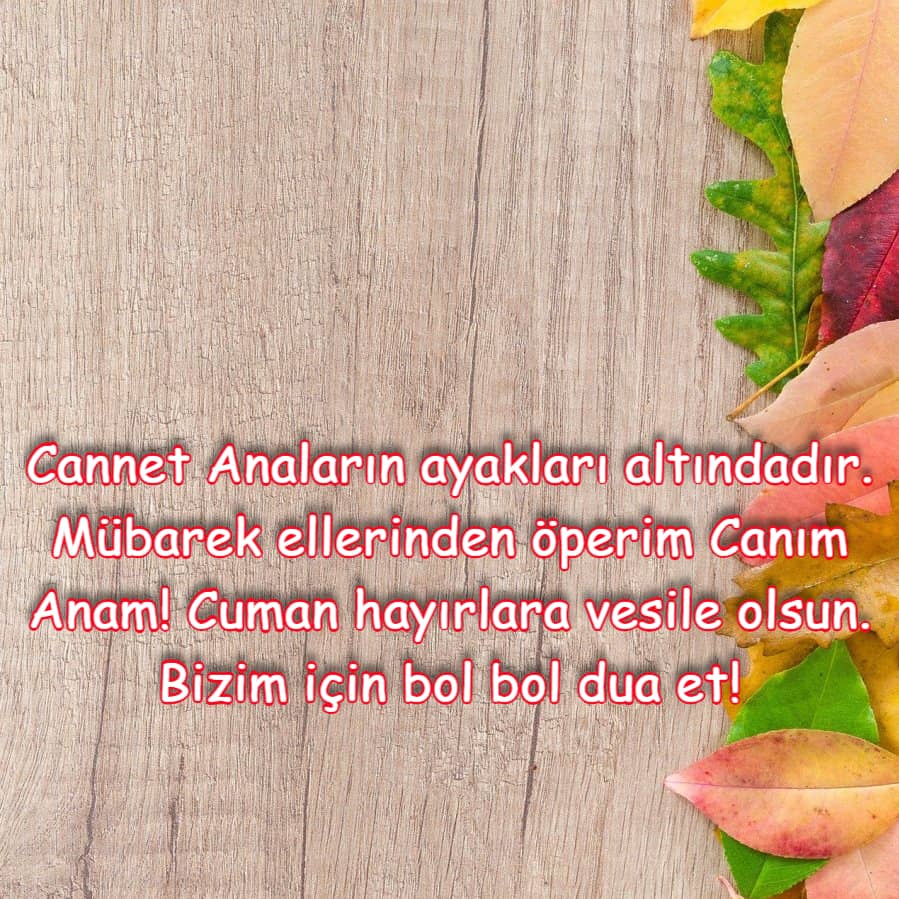 Anneye yazacak Cuma Mesajları