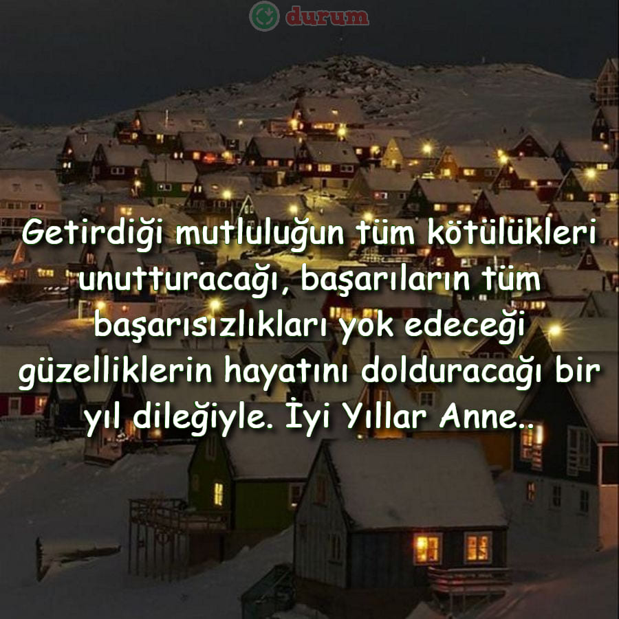 Anneye Yeni Yıl Mesajları uzun