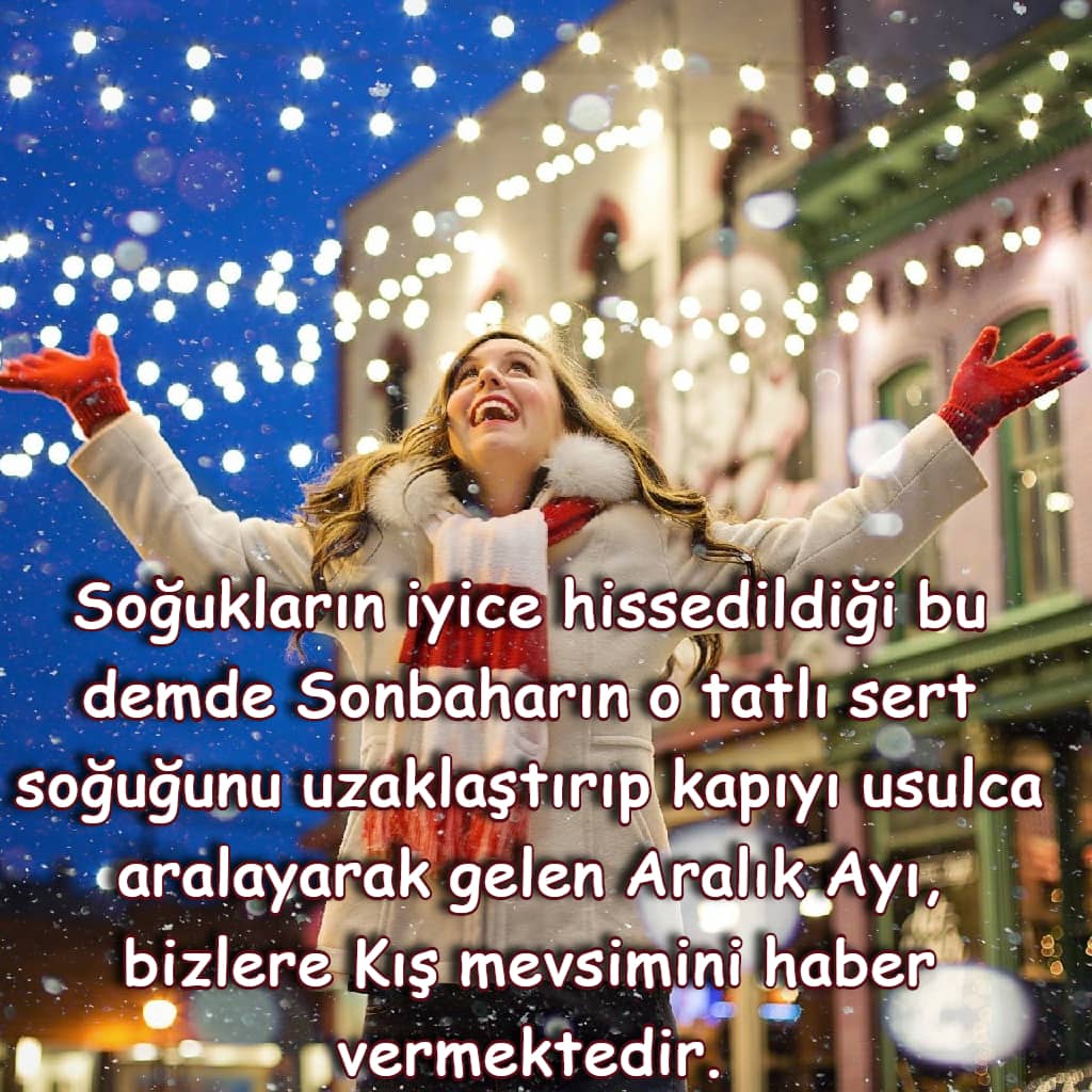 Aralık Ayı Sözleri