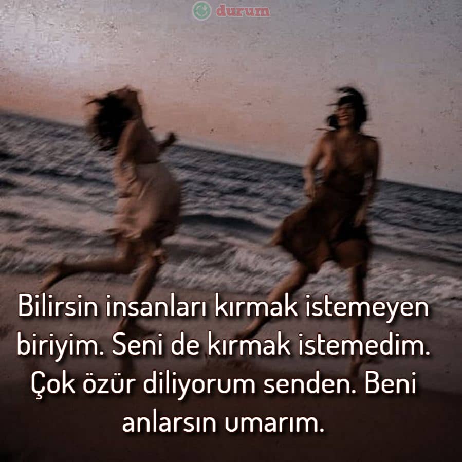 Arkadaştan Özür Dileme Sözleri