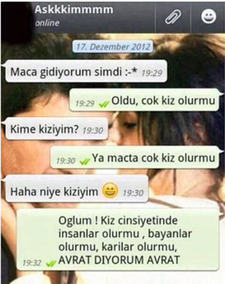 aşkı ile komik yazışmalar