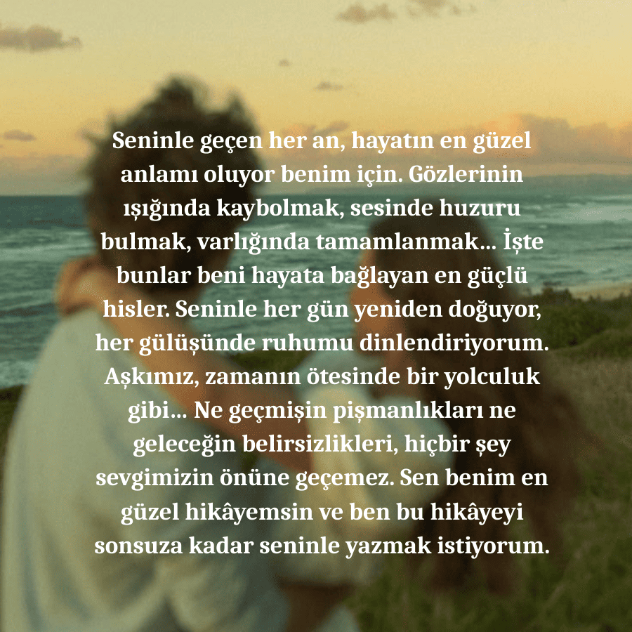 Aşkla Dolu Uzun Mesajlar