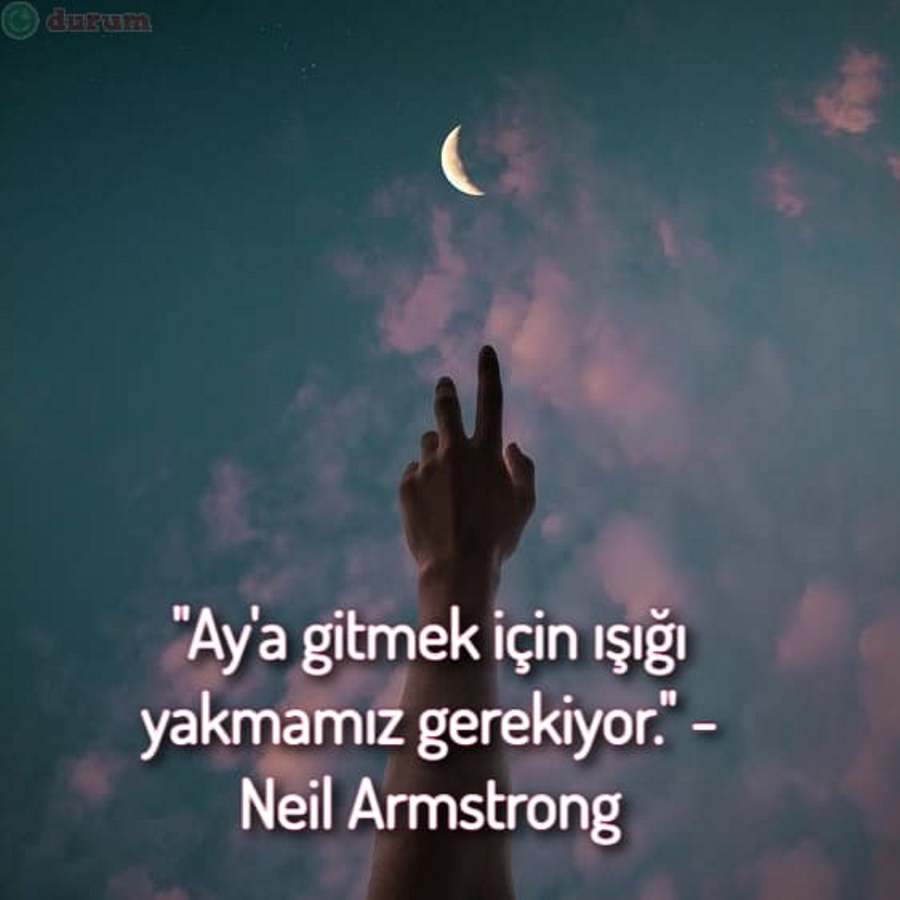 Ay İle İlgili Resimli Sözler