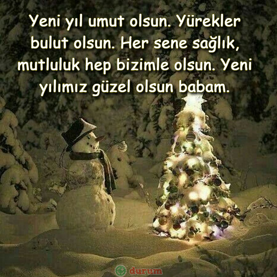 Babama Yeni Yıl Mesajı 2023