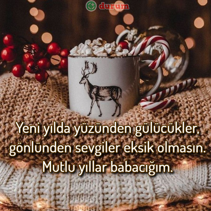 Babama Yeni Yıl Mesajı resimli