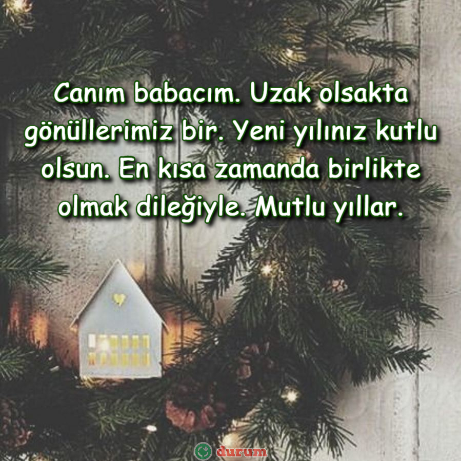 Babama Yılbaşı Mesajları