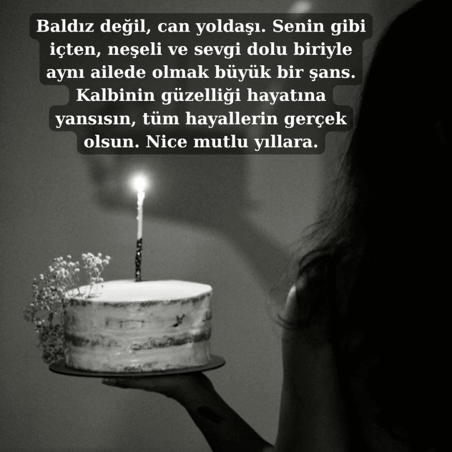 Baldıza Yazılacak Doğum Günü