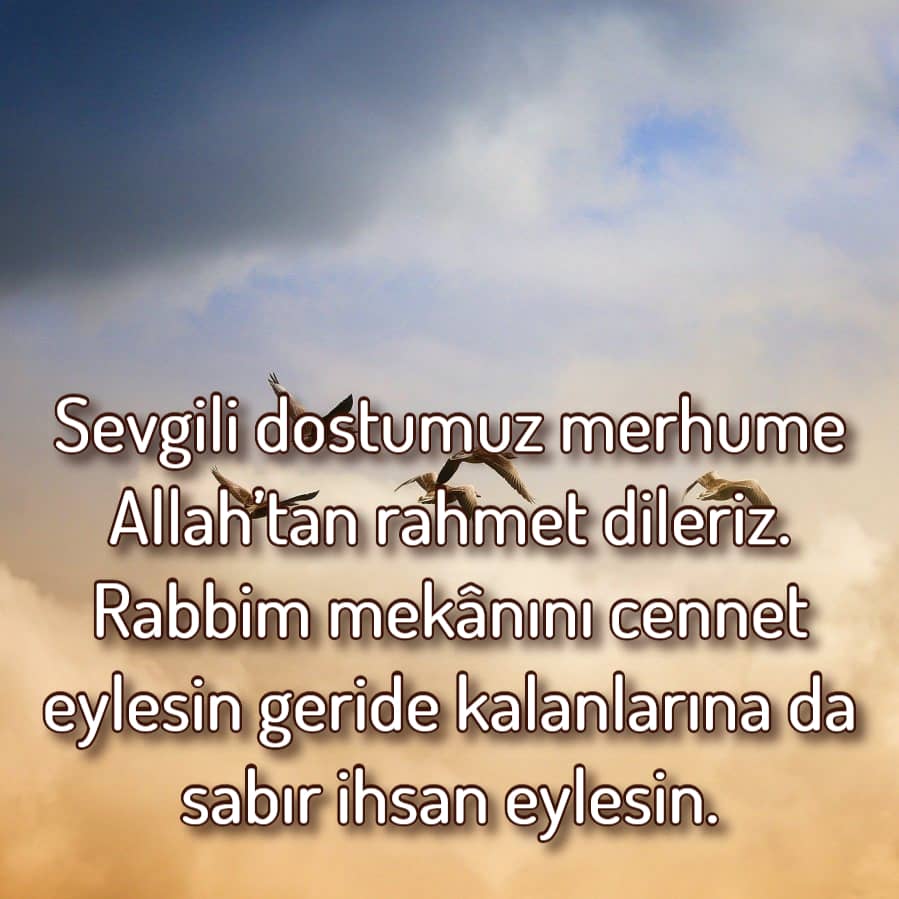 Başsağlığı mesajı