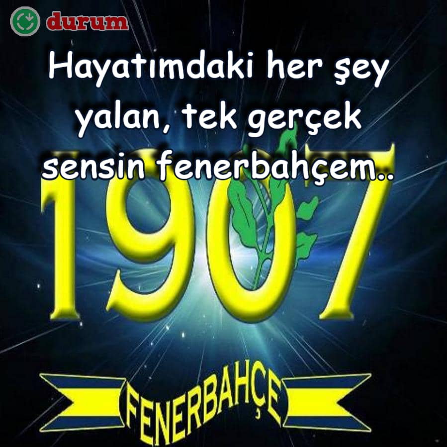 Beğenilen Fenerbahçe Sözleri