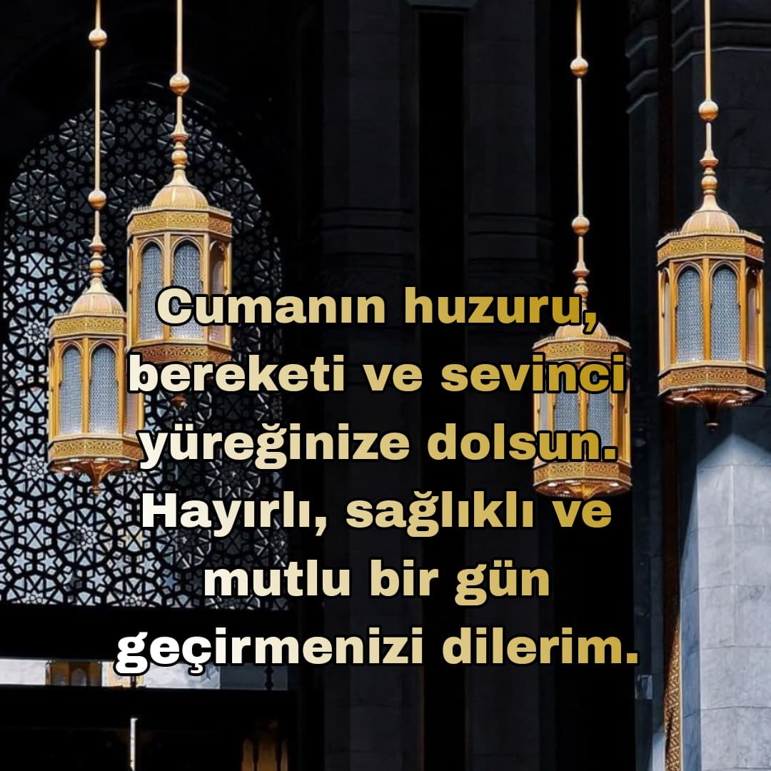 Bereketli Cuma Mesajları