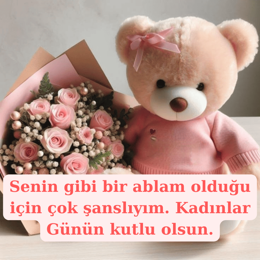 Canım Ablama 8 Mart Mesajları