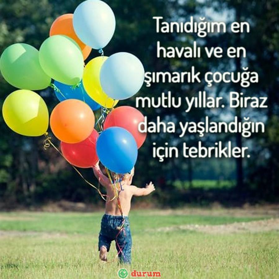 Çocuklar İçin Resimli Doğum Günü