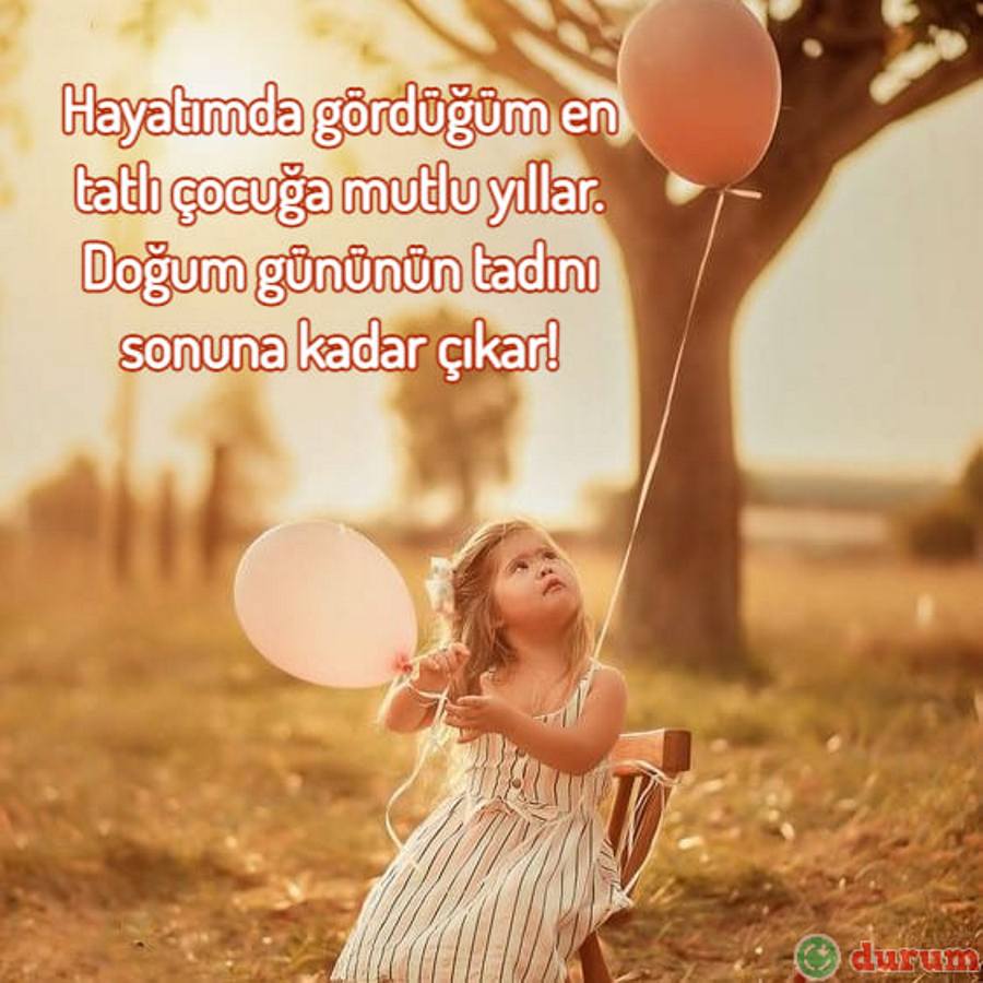 Çocuklara Doğum Günü Mesajları yeni