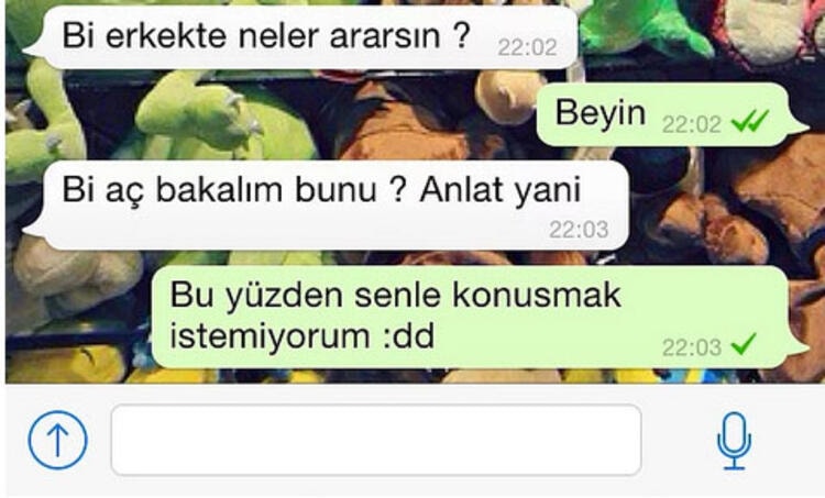 çok komik güleceğiniz yazışma