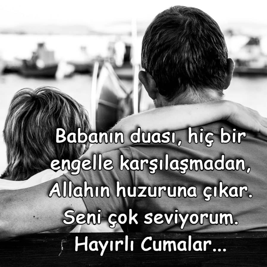 Cuman mübarek olsun baba