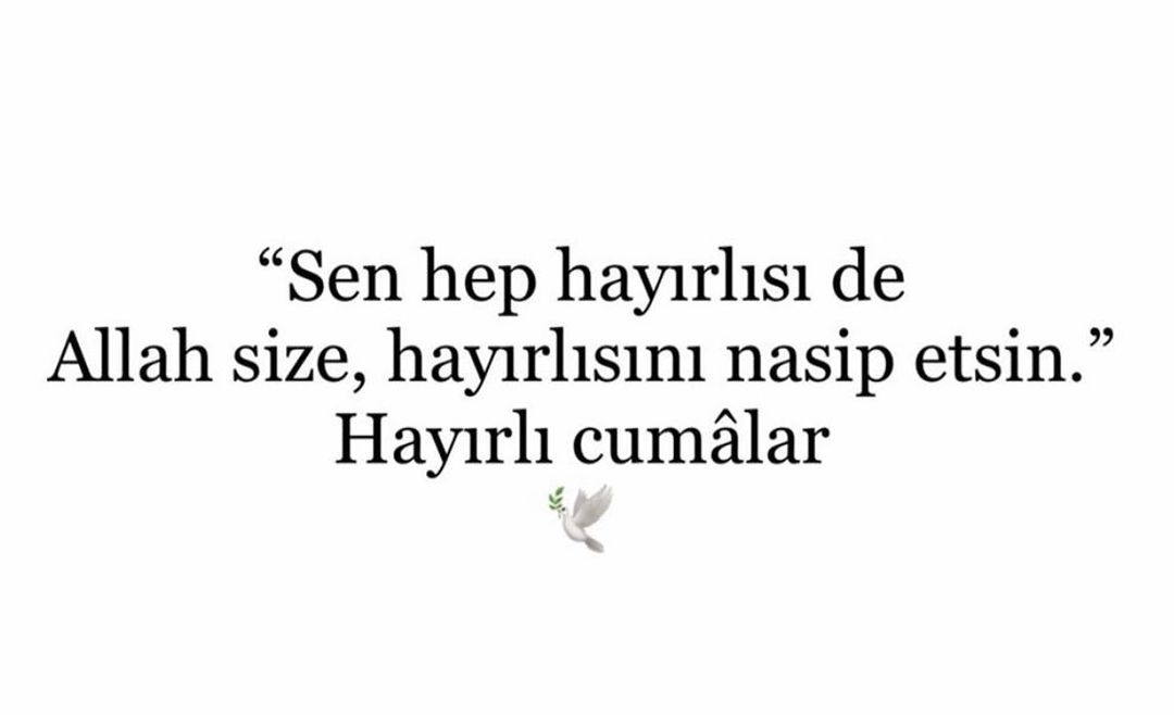 cumanız mübarek olsun