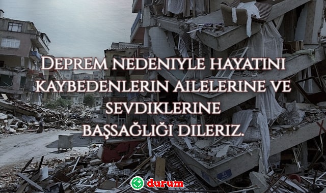 Deprem İle İlgili Mesaj