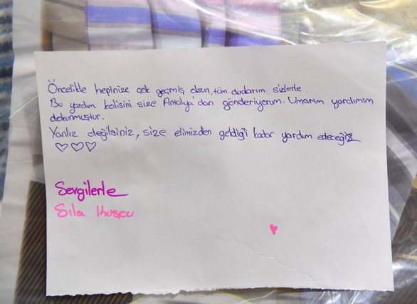 Depremzedelere Destek Sözleri