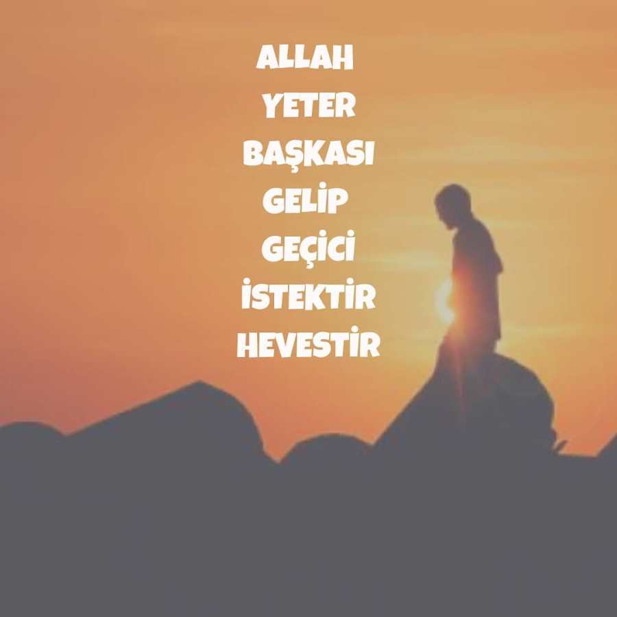 Dini sözler yazılı resimler