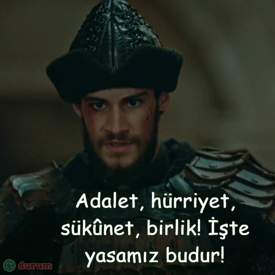 Diriliş dizisinde kullanılan sözler;