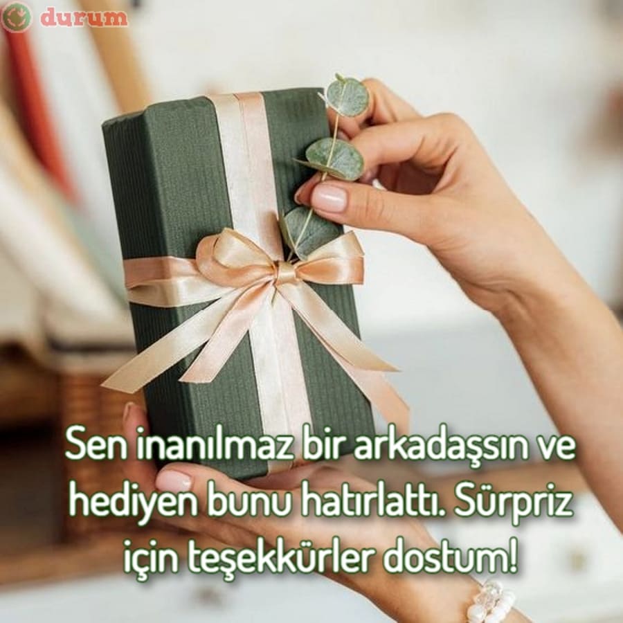 Doğum Günü Hediyesi İçin Teşekkür Mesajları resimli