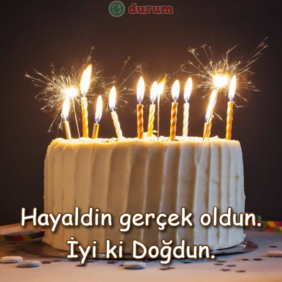 Doğum Günü Pastasına Yazılacak Sözler